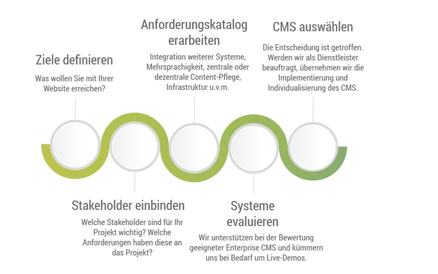 Prozess CMS auswahl