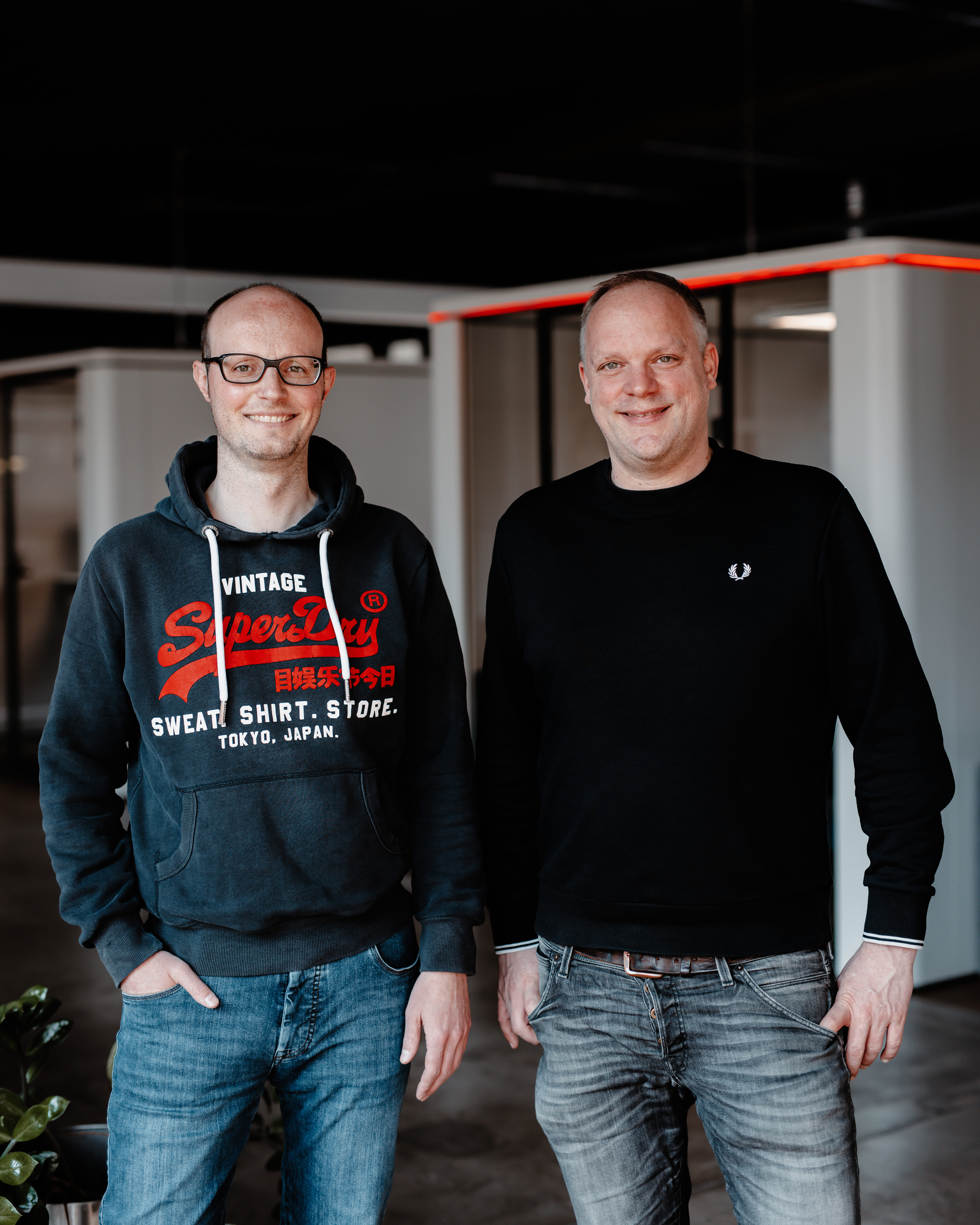 Johannes Tappmeier (comspace, links) und Stefan Trockel (Mercury)