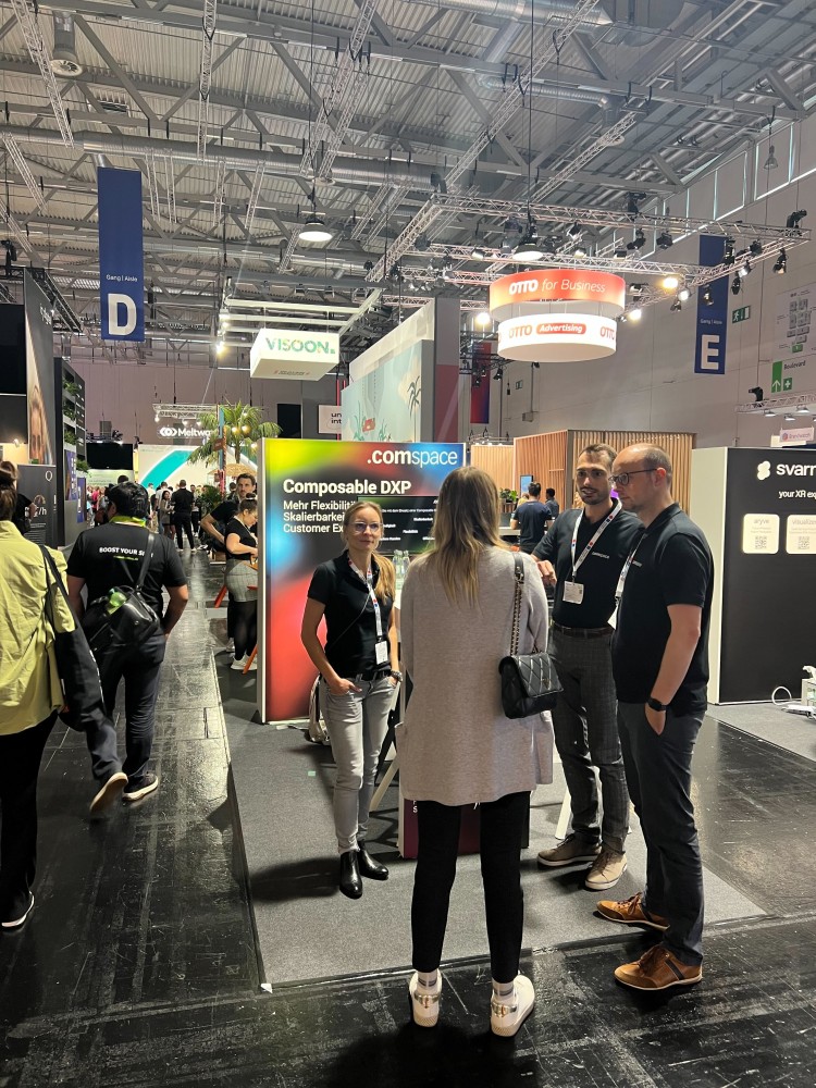 comspace-Stand auf der DMEXCO 2024